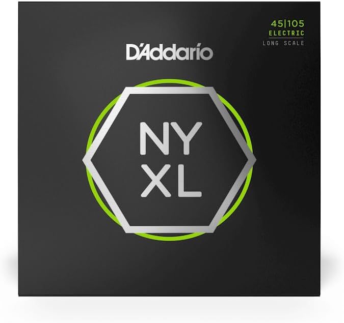 D'Addario NYXL Bass Guitar Strings - 45-105 Regular Light Top/Medium Bottom, Long Scale - Image 2