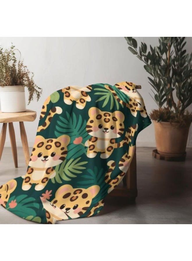 general Baby and children's cartoon flannel thin blanket (warm and comfortable, suitable for sleep, game use) 70cm*100cm