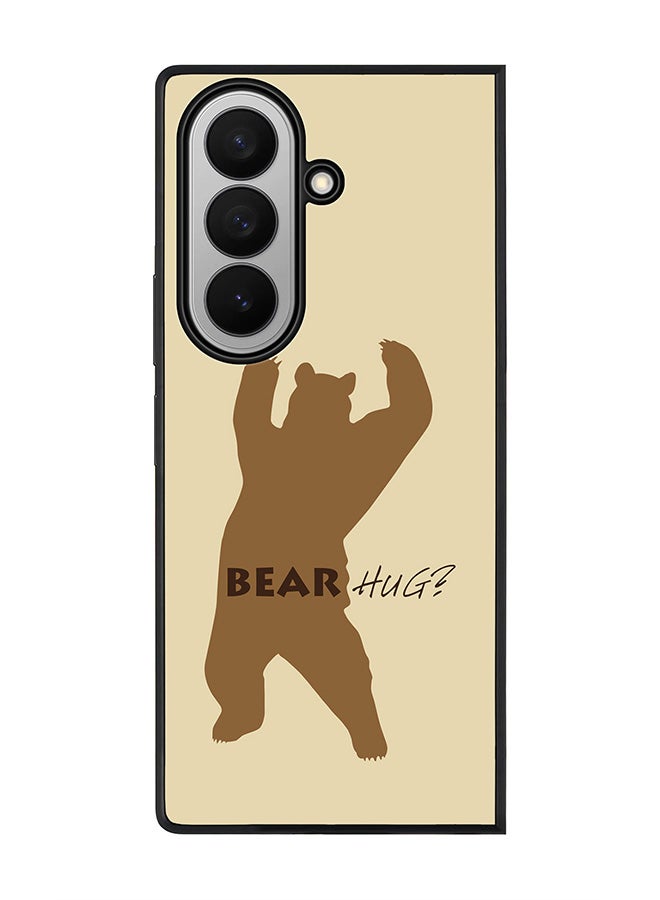 Stylizedd For Samsung Galaxy Z Fold7 Case,Slim fit Camera Protection, Shockproof Thin Phone cover  - Bear Hug