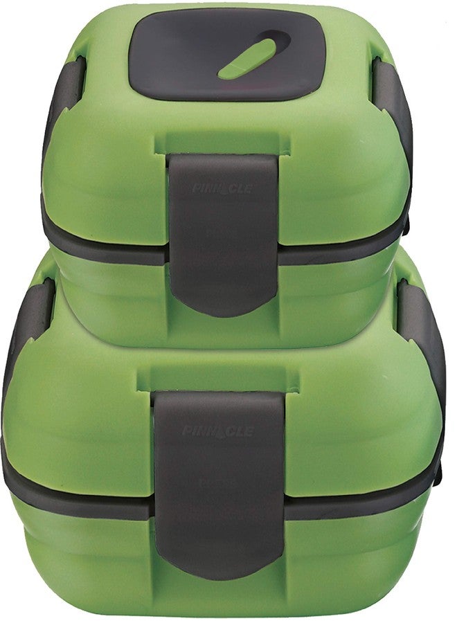 Pinnacle Insulated Lunch Box Set (Green) - Image 1