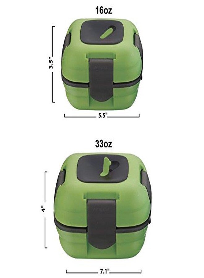 Pinnacle Insulated Lunch Box Set (Green) - Image 5