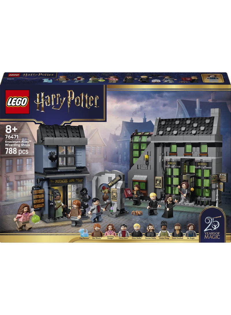 LEGO Harry Potter Knockturn Alley Wizarding Shops Toy 76471 (Age 8+, 788 Pieces) - Image 3