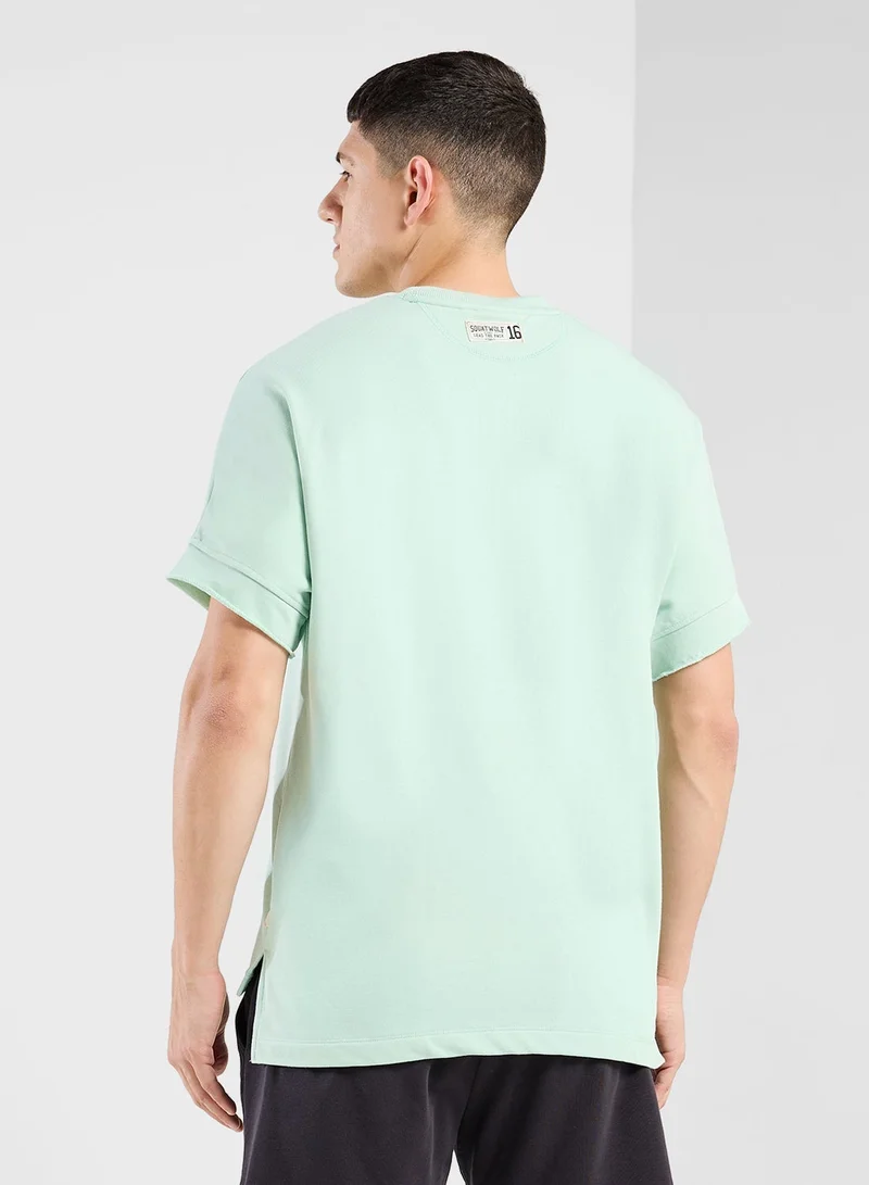 SQUATWOLF Oversized Sweat T-Shirt