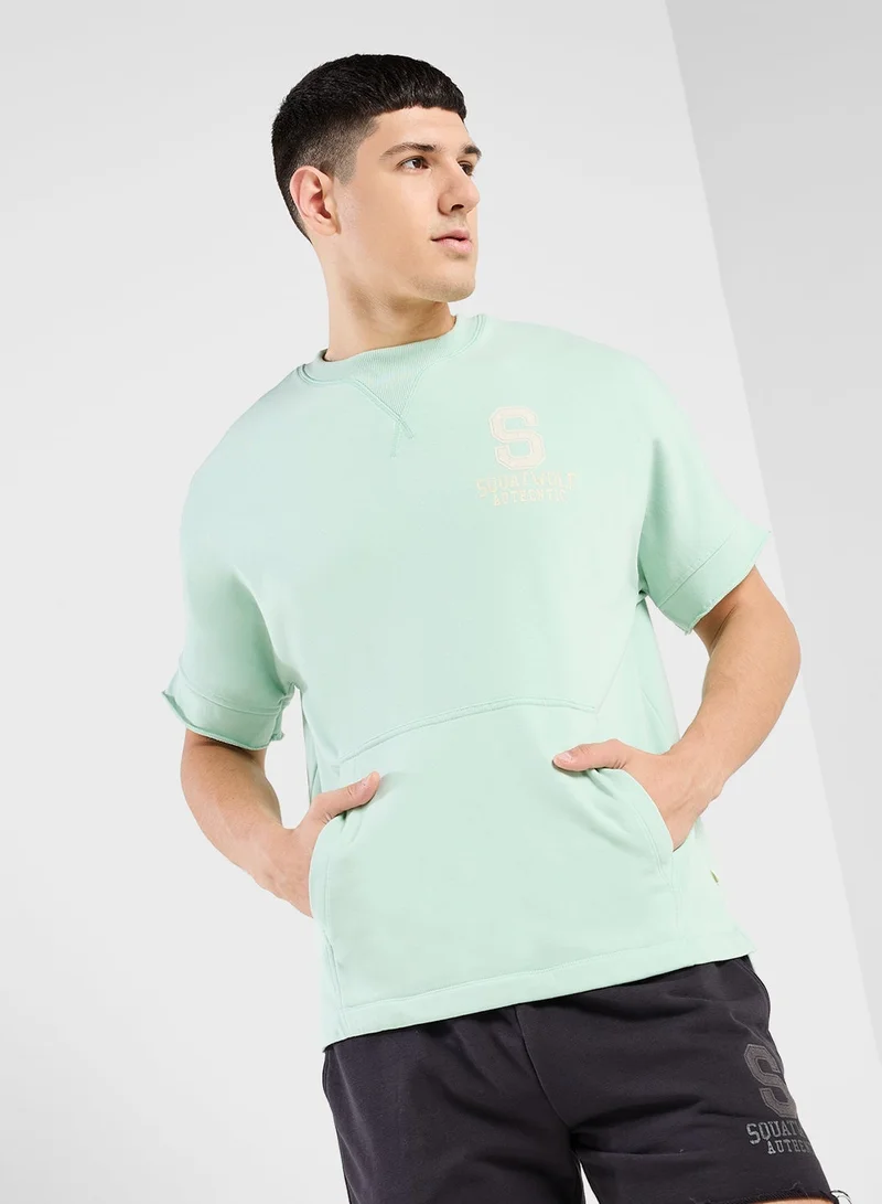 SQUATWOLF Oversized Sweat T-Shirt