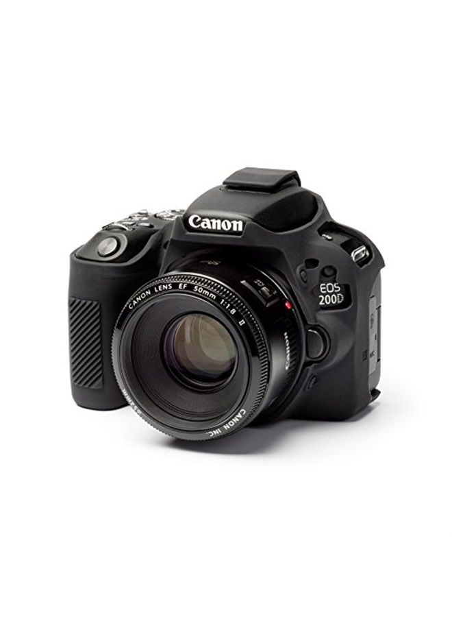 easyCover Protective Camera Case compatible for Canon 200D/250D SL2/SL3, Black - Image 1