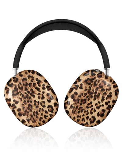 Joyleop for Airpods Max Case Stylish Durable Hard for AirPods Max Covers Cool Protective Headphones Case with Unique Design Pretty Essential Accessories for Headphones Leopard - Image 1