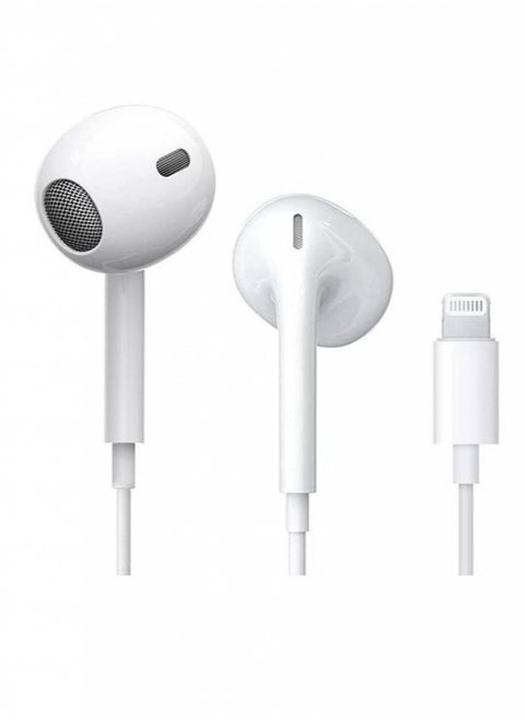 Lightning Headphone Wired Built-in Microphone & Volume Control in-Ear Stereo Headset Compatible iPhone