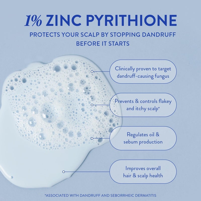 Zincon Medicated Dandruff Shampoo - 8 Fluid Ounce Bottle for Effective Dandruff Control - Image 3
