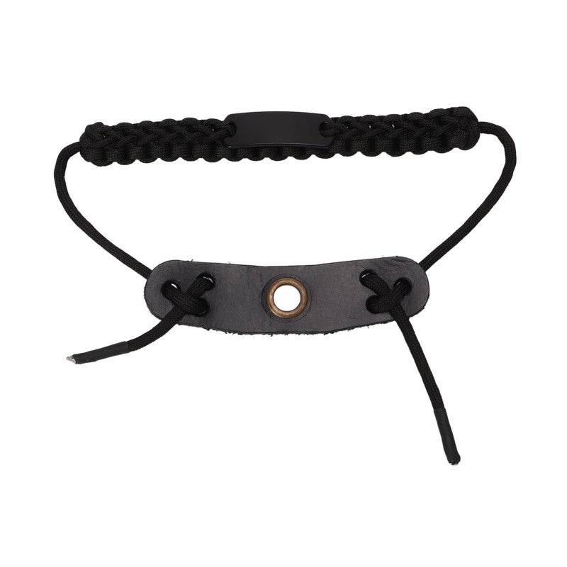 CUPID Nylon Rope Bow Archery Wrist Sling Adjustable Bows Arrows Wrist Rope for Hunting Shooting Black - Image 1