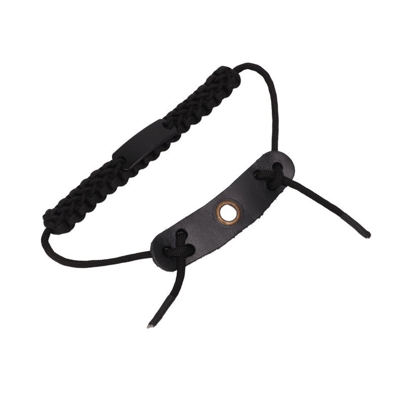 CUPID Nylon Rope Bow Archery Wrist Sling Adjustable Bows Arrows Wrist Rope for Hunting Shooting Black - Image 4