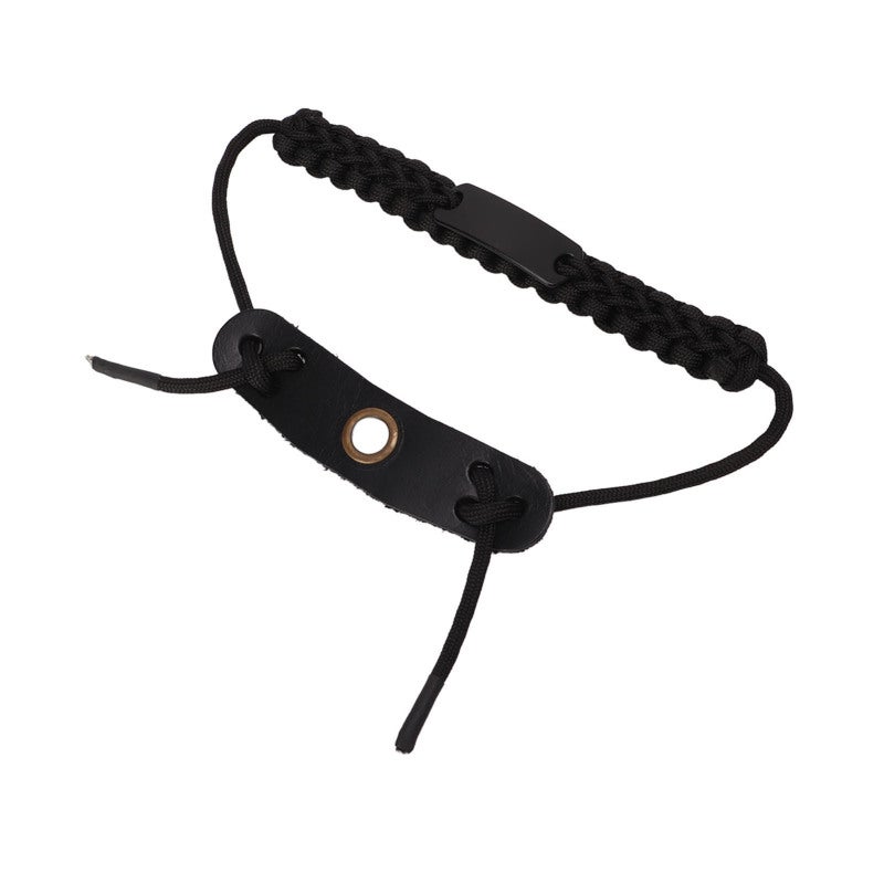 CUPID Nylon Rope Bow Archery Wrist Sling Adjustable Bows Arrows Wrist Rope for Hunting Shooting Black - Image 3