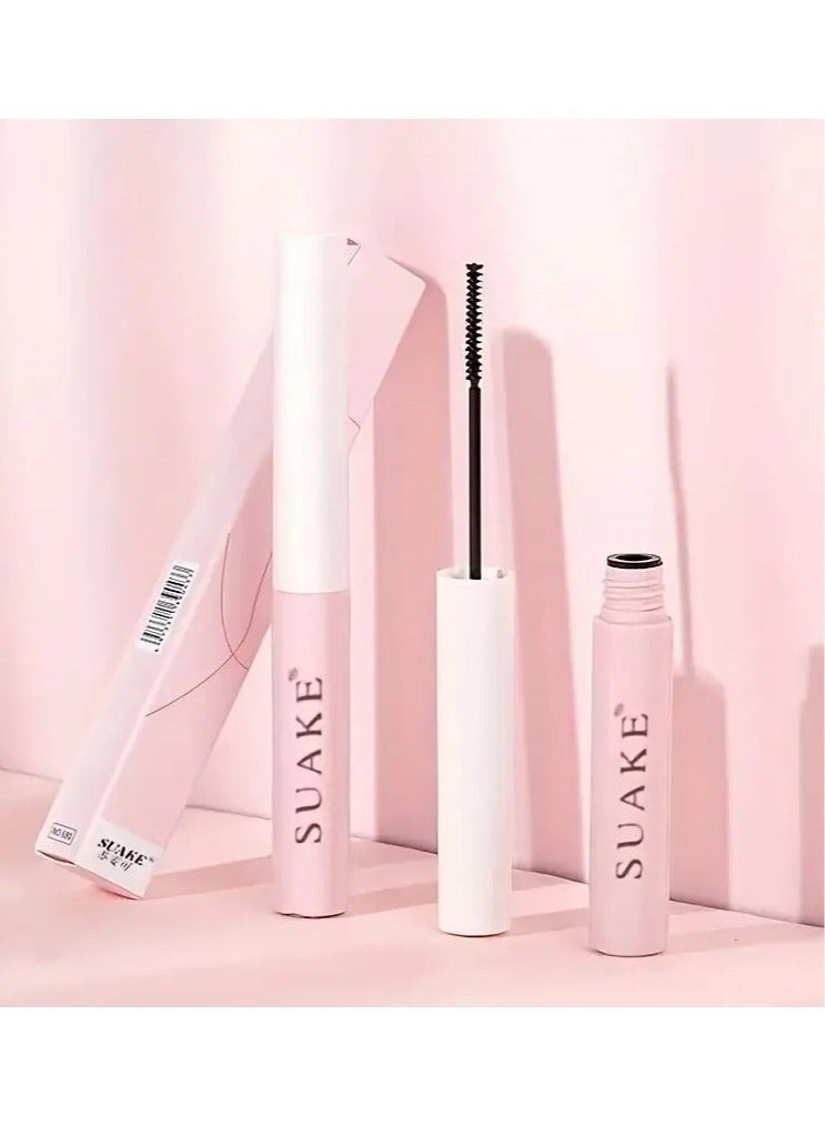 SUAKE SUAKRE Korean Black Mascara, Waterproof Long-Wearing Formula for All Skin Types, Natural Volumizing Look - Image 3