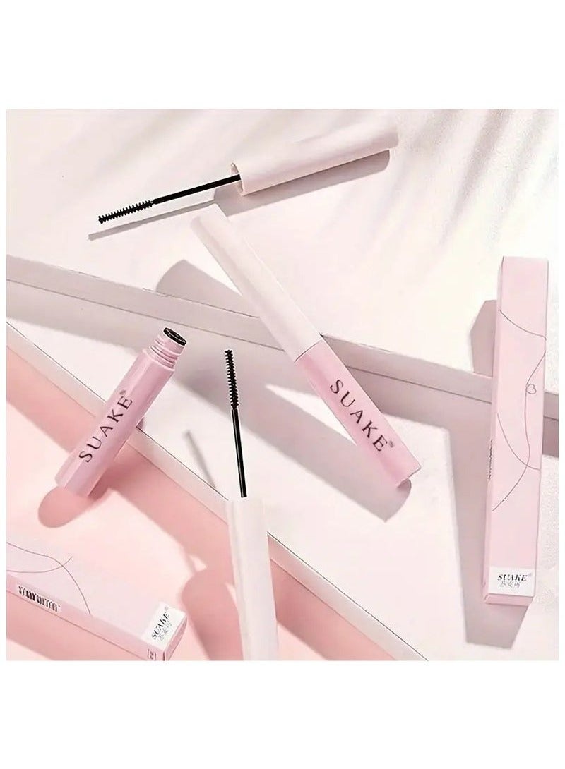 SUAKE SUAKRE Korean Black Mascara, Waterproof Long-Wearing Formula for All Skin Types, Natural Volumizing Look - Image 5