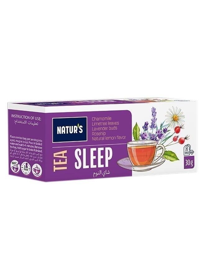 Natur's Sleep Tea Bags, 20 Pcs, Sri Lanka