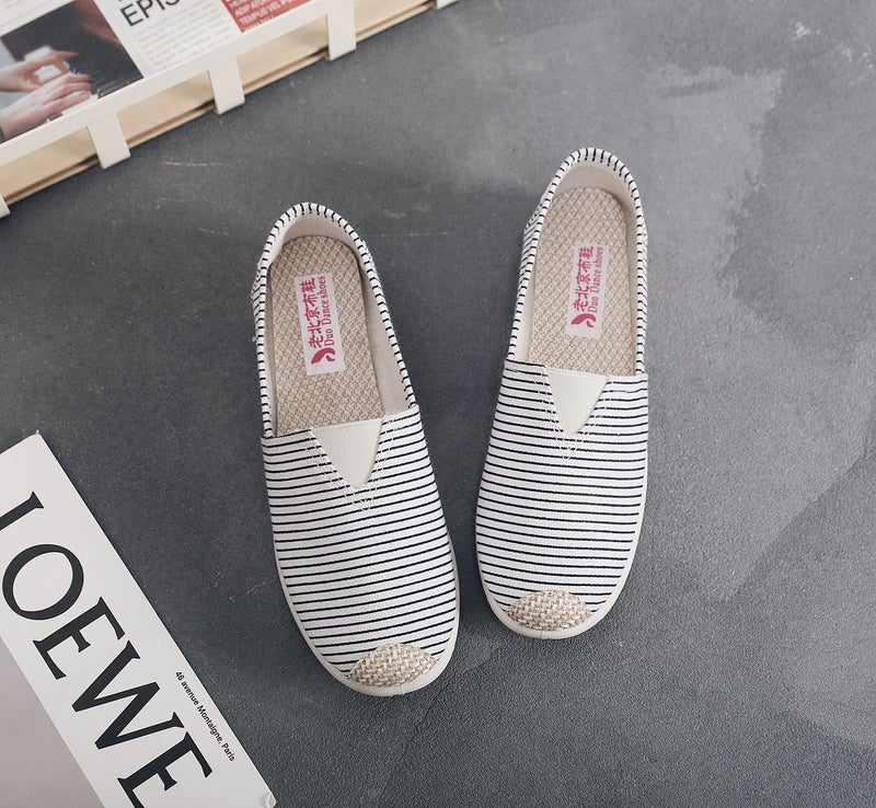 Women's Canvas Slip-On Loafers - Image 2
