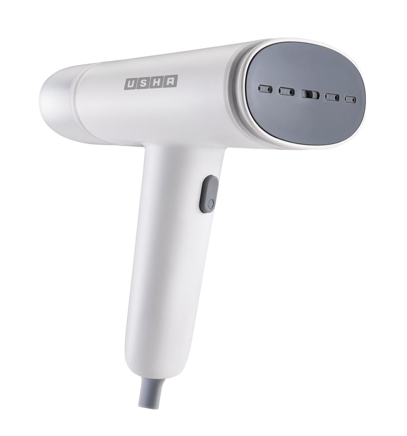 Usha Techne Direct 500, 1300Watt Garment Steamer for Powerful Vertical Steaming | Powerful Steam Output Upto 20gm/min | 80ml Water Tank Capacity | Light Weight & Portable | 2 Years Warranty | (White) - Image 1