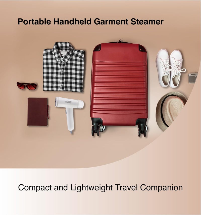 Usha Techne Direct 500, 1300Watt Garment Steamer for Powerful Vertical Steaming | Powerful Steam Output Upto 20gm/min | 80ml Water Tank Capacity | Light Weight & Portable | 2 Years Warranty | (White) - Image 3