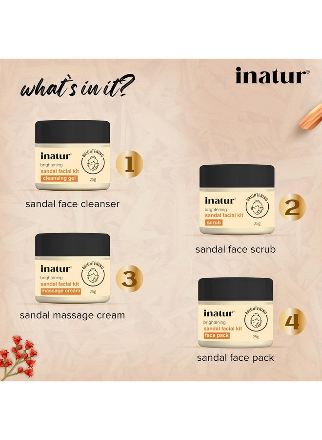 إناتور مجموعة صندل للعناية بالوجه - نظام من 4 خطوات لإزالة السمرة وتفتيح البشرة وتوحيد لونها | طبيعي، نباتي، خالٍ من القسوة | 100 جرام - Image 2