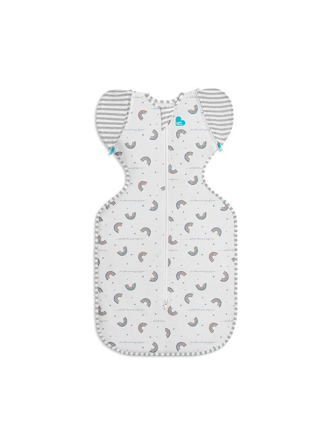 Love to Dream Swaddle Up Transition Swaddle, Patented Zip-Off Wings, Gently Help Baby Transition from Being Swaddled to Arms Free When Showing Signs of Rolling, 1.0 TOG, 19-24 lbs, Rainbow Dream - Image 4