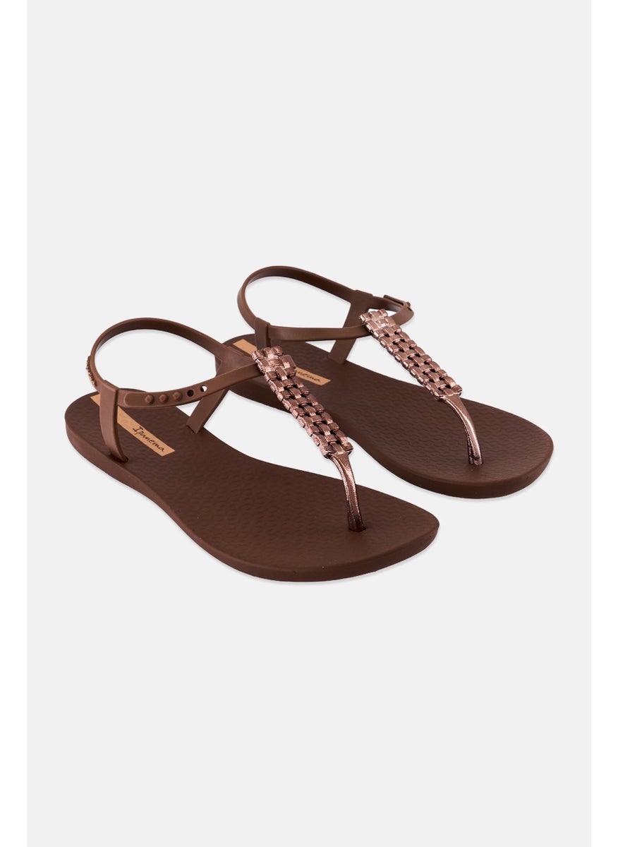 Ipanema Women Class Modern Craft Sandal, Dark Brown  - Image 1