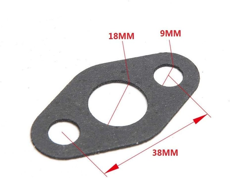 EPMAN EPZDP01A 10pcs Turbo Flange Oil Feed Gasket T3 T4 T3/T4 T04E T04B Turbocharge - Image 2