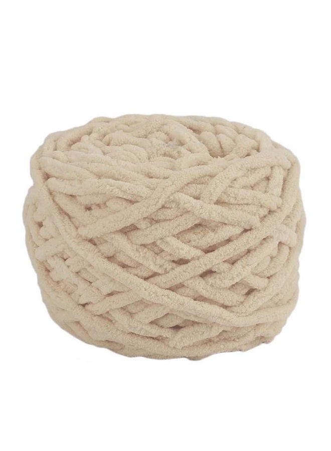 NIBEMINENT Knitting Yarn Ball Beige - Image 1
