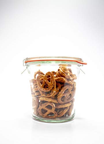 Weck Canning Jars 742 - Weck Mold Jars made of Transparent Glass - Eco-Friendly Canning Jar - Storage for Food, Yogurt with Air Tight Seal and Lid - 1/2 Liter Tall Jars Set - (2 Jars) - Image 3