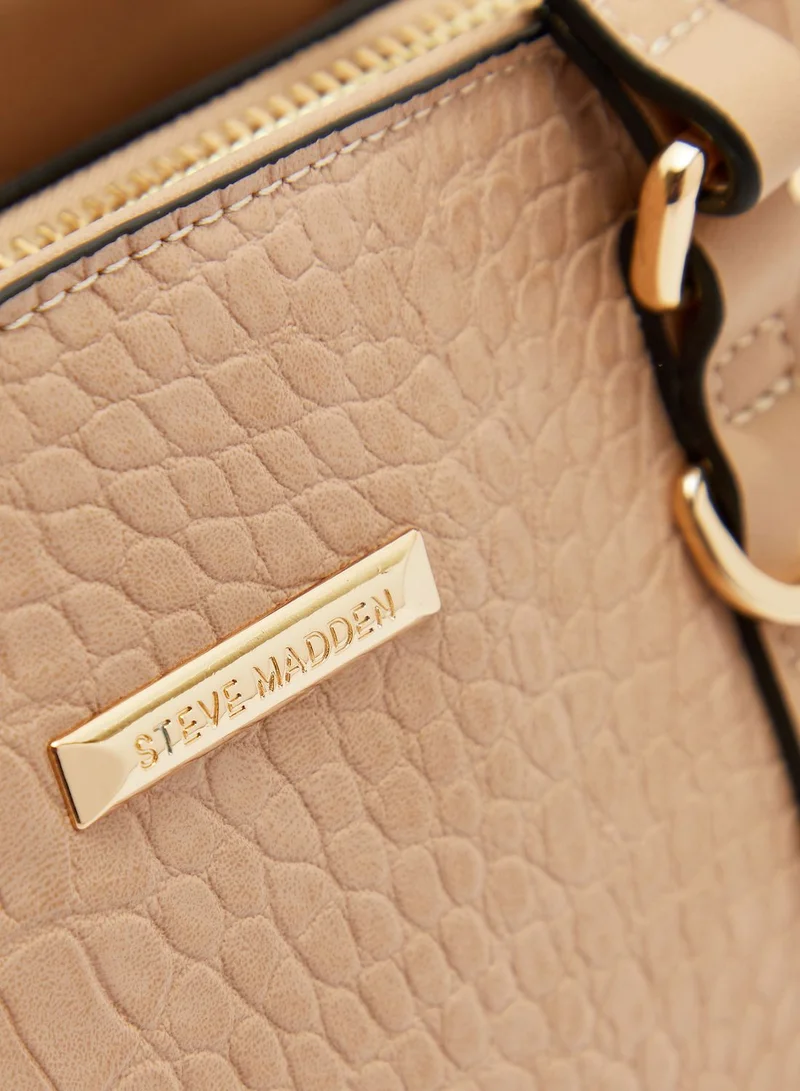 STEVE MADDEN Dolphin Zip Closure Satchel