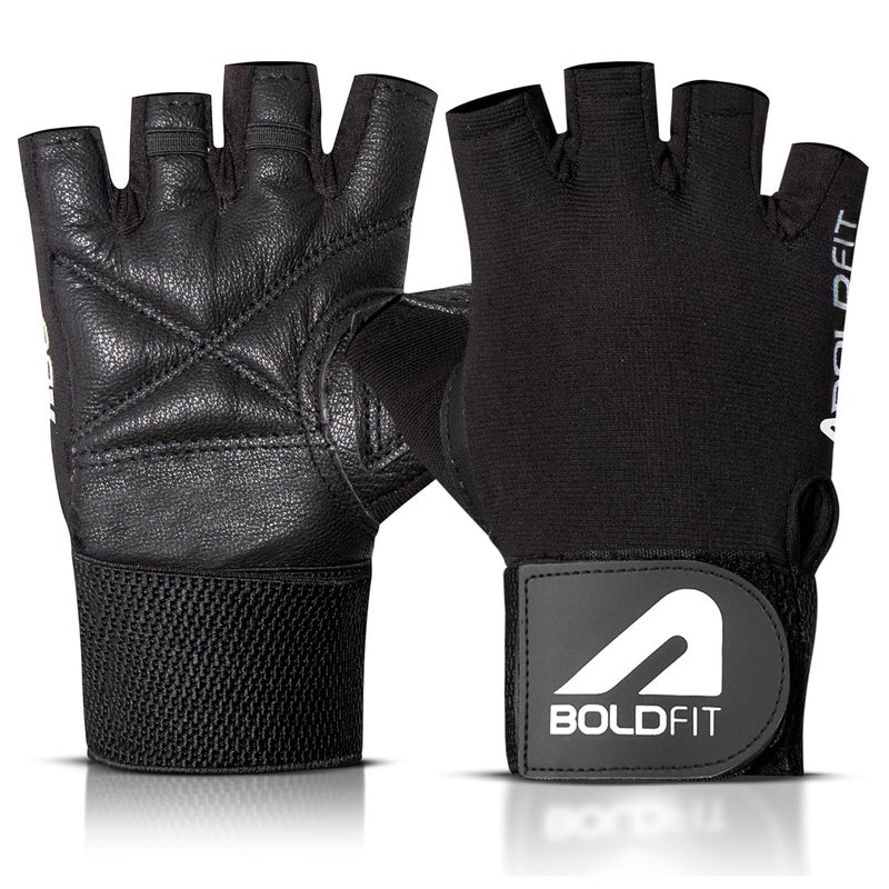BOLDFIT Gym Gloves for Men & Women with Wrist Support Accessories for Weightlifting, Training, Exercise, Cycling, Bike Sports - Warrior -S (7" - 7.5") - Image 1