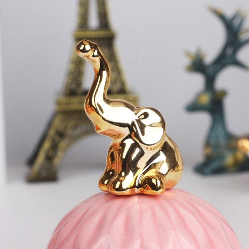 Delicate Ceramic Candies Jar Storage Container Lovely Jewelry Box - Image 4