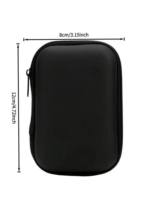 Red Digital Storage Bag for USB Cable Earphone Travel Kit Portable Organizer Pouch - Image 4