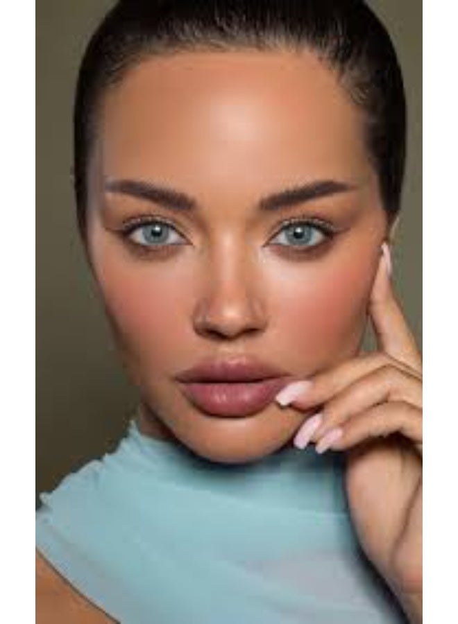 أنستازيا عدسات لاصقة ملونة شهرية من ماركة أنستازيا بلون "أديكت بلو" - Image 1