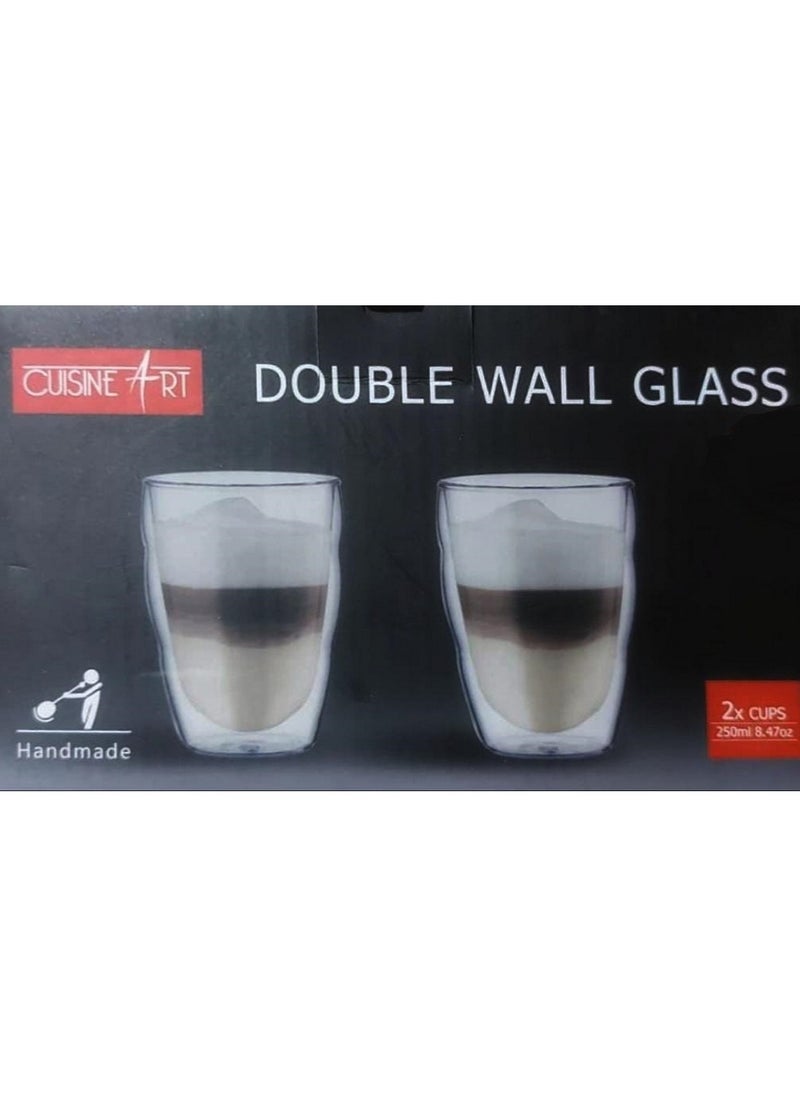 CUISINEART - Double Wall Glass Clear 250Ml - Image 1