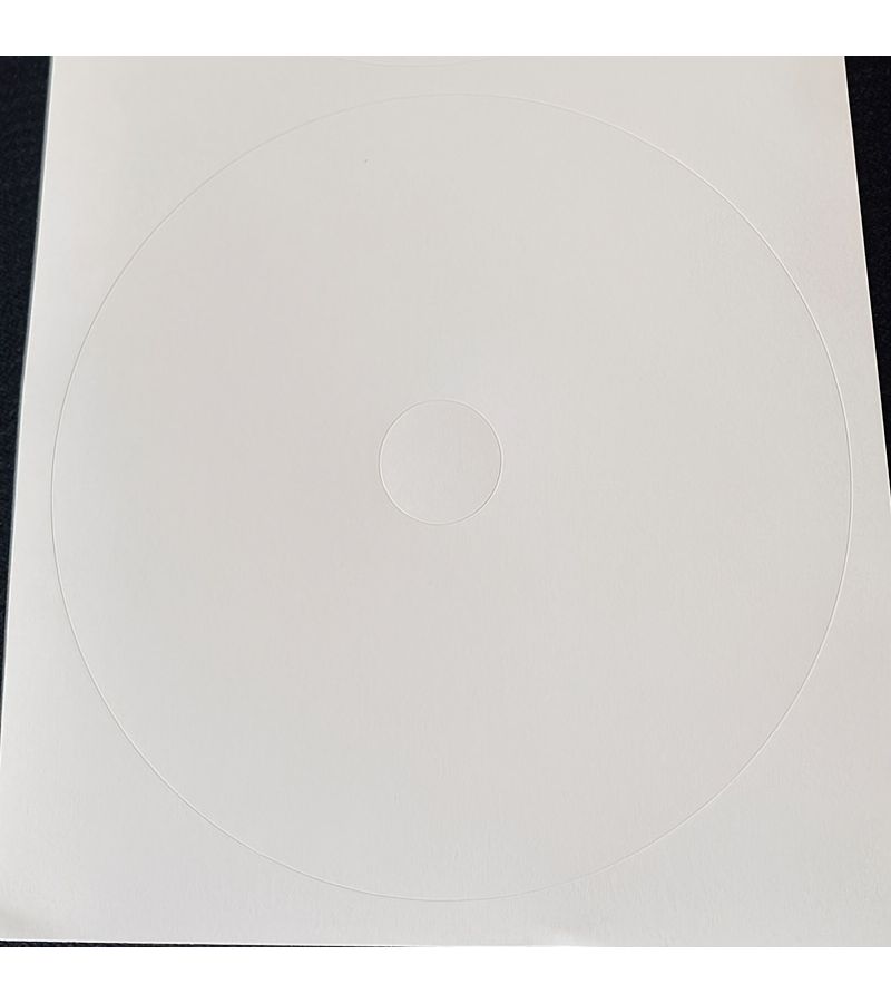 60 Self Adhesive CD Label Stickers White Yellow 30 Pages for 120mm Discs - Image 5