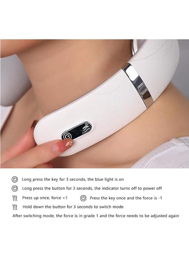 general Smart Electric Neck Massager Low Frequency Body Shoulder Massager Magnetic Therapy Pulse Pain Relief Tool Health Care - Image 4