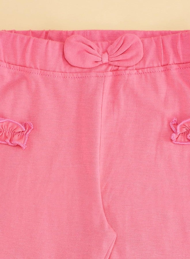 YU by Pantaloons Baby Girls Bottoms Pink - Image 3