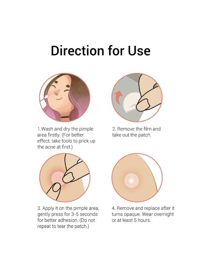 بريلي لوحقات البثور، لوحقات البثور بالشاي الأخضر، نقاط البثور، أغطية امتصاص البثور، ملصق البثور، لوحقة البثور الهيدروكولويد (22 قطعة) - Image 3