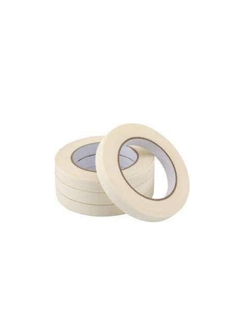 KNP KNP Adhesive Masking Tape General Purpose Painter's Tape Bulk For Painting, Labeling, Packing, Craft, Art, Home, Office, School Etc (2INCH) 6 Pack  - Image 2