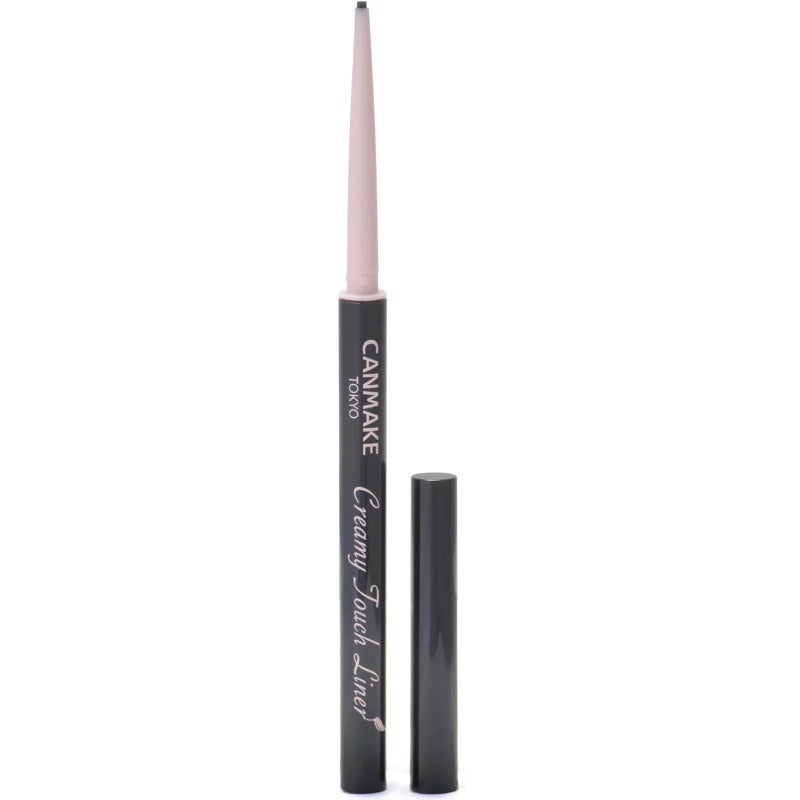 CANMAKE Creamy Touch Liner 1.5mm Slim Eyeliner (0.09 g) (01 Deep Black) - Image 1