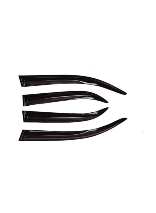 Window Visors Compatible with Toyota Innova 2006 to 2015 Easy Adhesive Installation for Improved Ventilation and Rain Protection - Image 2
