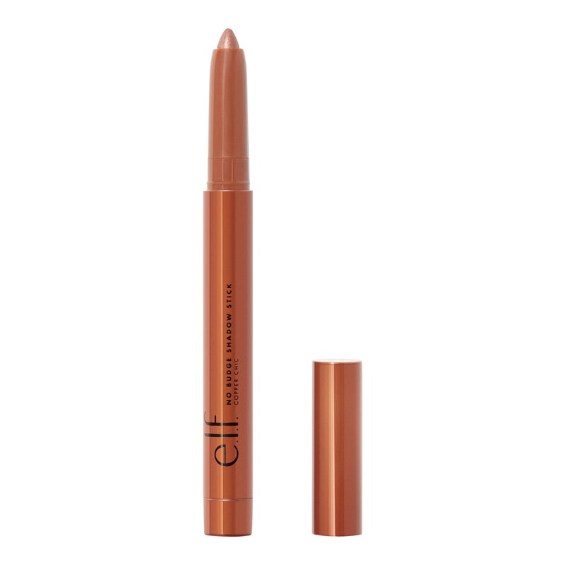 elf No Budge Shadow Stick Longwear SmudgeProof Eyeshadow Twistup Design  Builtin Sharpener Vegan  CrueltyFree Copper Chic