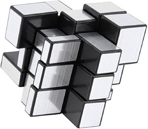 D ETERNAL High Speed Stickerless Cube Combo Set of 2x2 and Stickered Silver Mirror Puzzle Cubes Combo (2x2 +Mirror Cube) - Image 3