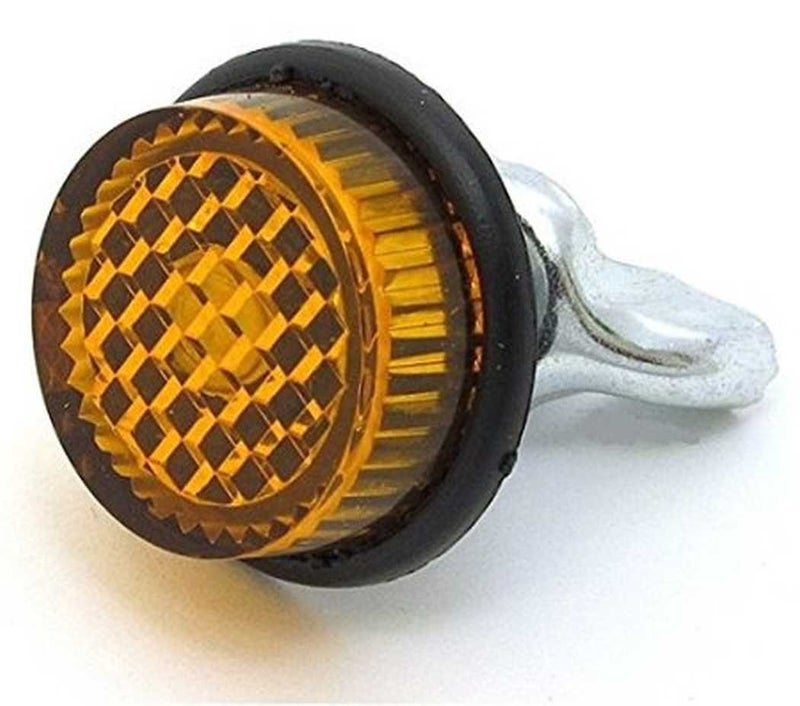 4into1 Amber Reflector Motorcycle License Plate Bolts - Set of 4 - Image 3