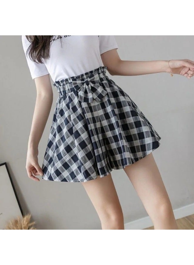 Girls' Shorts Summer Girls' Bow Culottes Casual All-match Short Culottes Thin Sports Shorts For Middle And Big Children Wide Legs