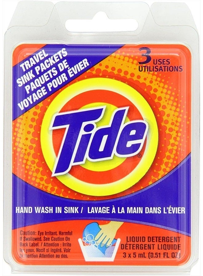 Tide Travel Sink Packets Size 3ct - Image 1