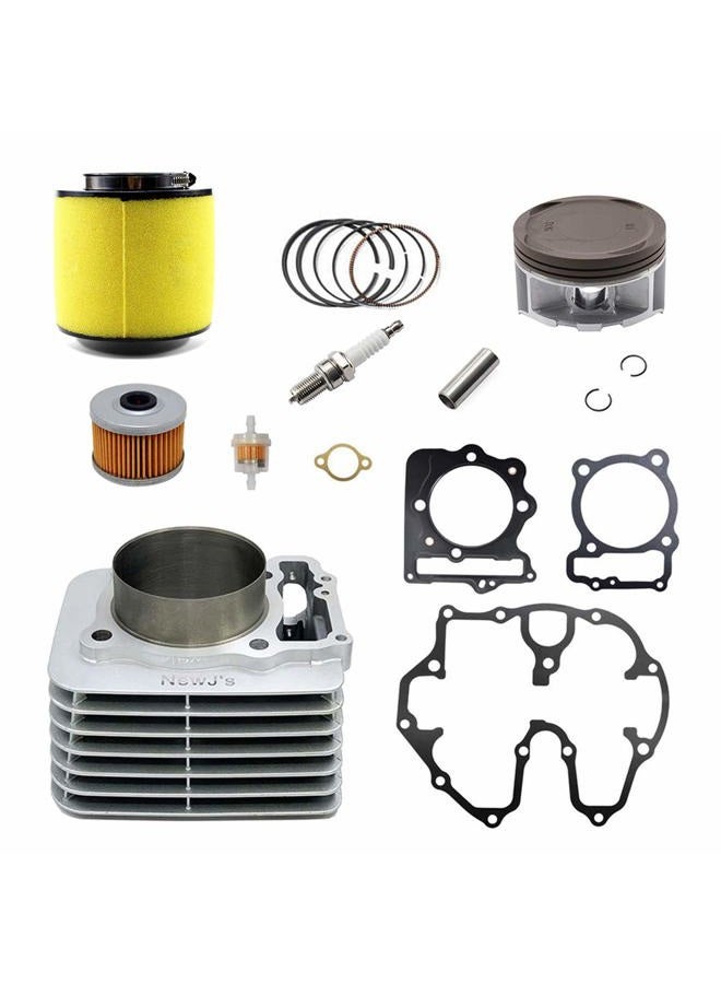 NewJ's Big Bore Cylinder Piston Rings Top End Kit Fit for Honda TRX400EX TRX 400EX 440cc 1999-2008 - Image 2
