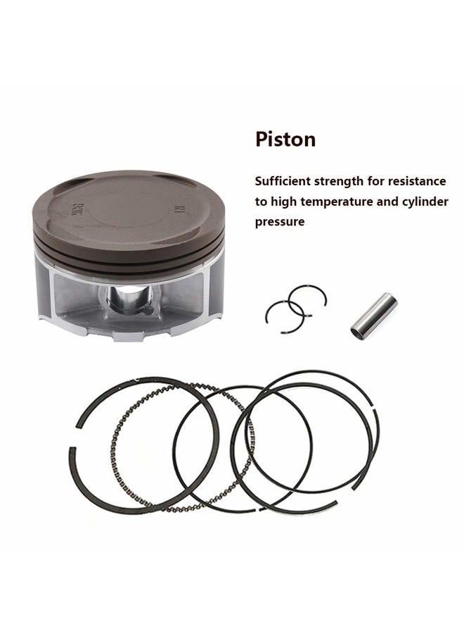 NewJ's Big Bore Cylinder Piston Rings Top End Kit Fit for Honda TRX400EX TRX 400EX 440cc 1999-2008 - Image 4