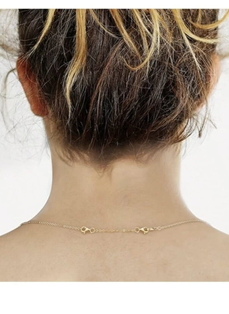 YUCCA 3pcs Gold Extension Chains Stainless Steel Extension Chain for Bracelet Necklace Anklet  - Image 5
