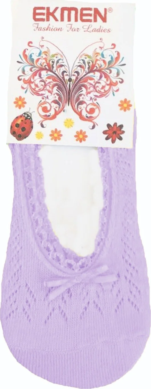 Hepsine Rakip Competing All Women Ballerina Socks Colorful Cotton Air Conditioned Bow Tied Economical