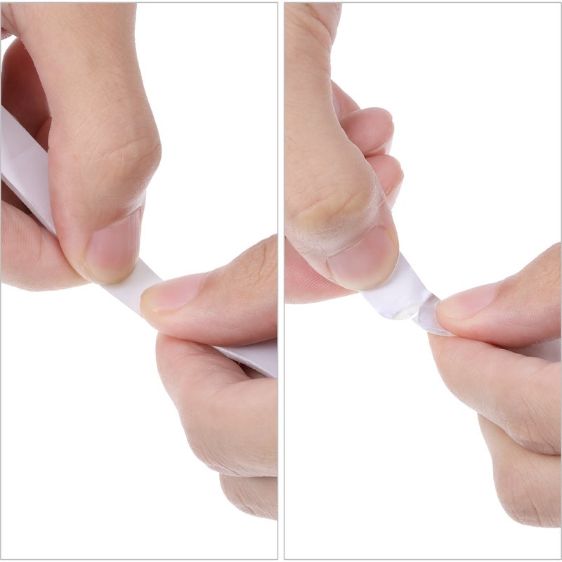 Tatuo 2 Rolls Double Sided Foam Tape 1/2 inches by 50 Feet White PE Foam Tape Sponge Soft Mounting Adhesive for DIY Craft Picture Poster Hanging - Image 3